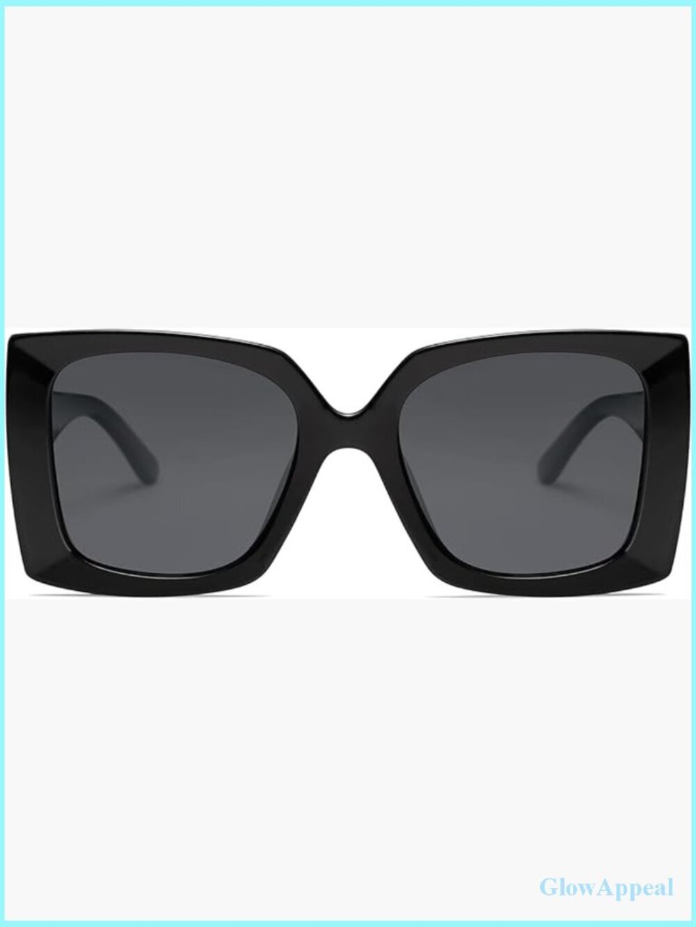 Retro Square Oversized Polarized Sunglasses for Women